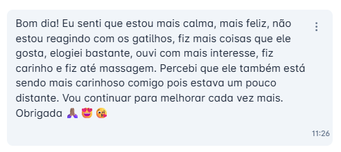 Depoimento de aluna 2